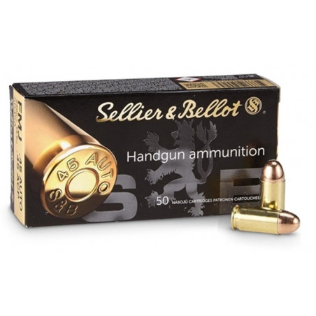 Ammunition Sellier&Bellot Cal.45ACP 230grs RN