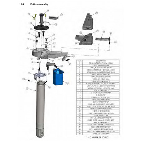 XL750 Platform Assembly