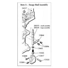 Swage Rod 1050 Assembly