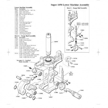 13365 - Super 1050 Index Roller B Model