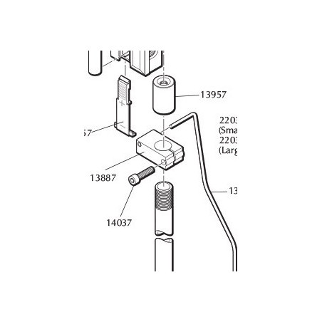 13887 - 750/550 Operating Rod Bracket