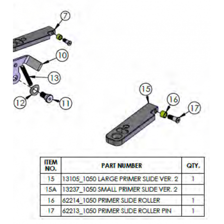 62214 - 1050 Primer Slide Roller