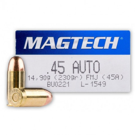 Ammunition Magtech Cal.45ACP 230grs RN