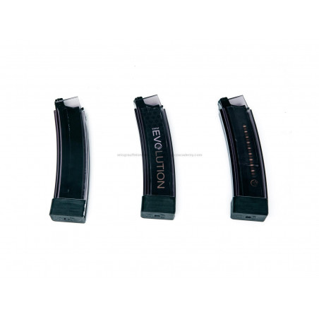 Scorpion EVO 3 A1, 75 rd. magazine, smoky, 3-pack - ASG