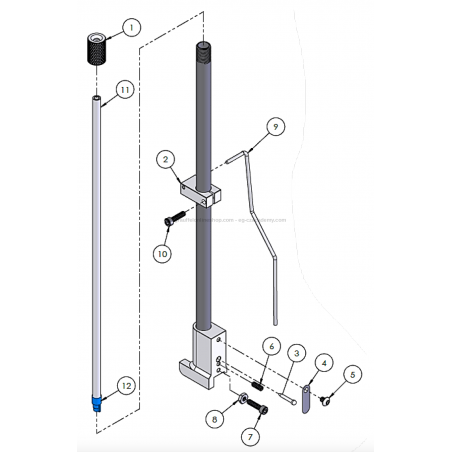 550 Operating Rod Rev. S/S